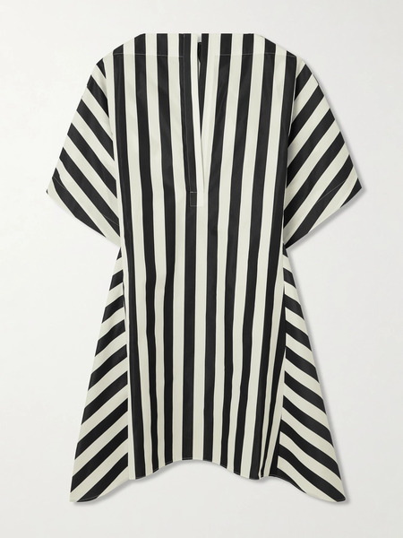  Jacquemus   Moisson Oversized Striped Cotton And Silk Blend Midi Dress   Multi 