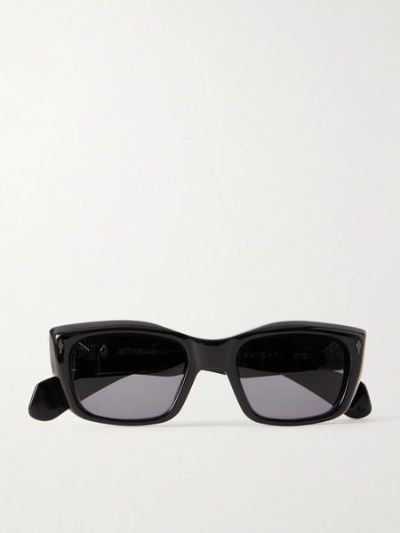  Jacques Marie Mage   Corniche Square Frame Sunglasses   Black 