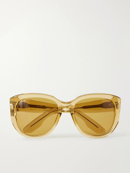  Jacques Marie Mage   Roxy Oversized Round Frame Acetate Sunglasses   Green 