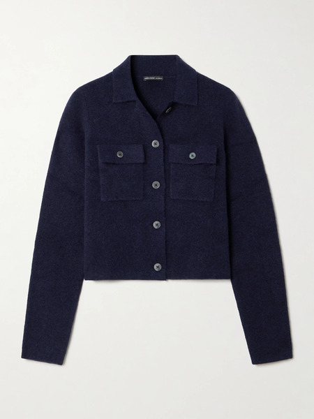  James Perse   Stretch Knit Jacket   Navy 