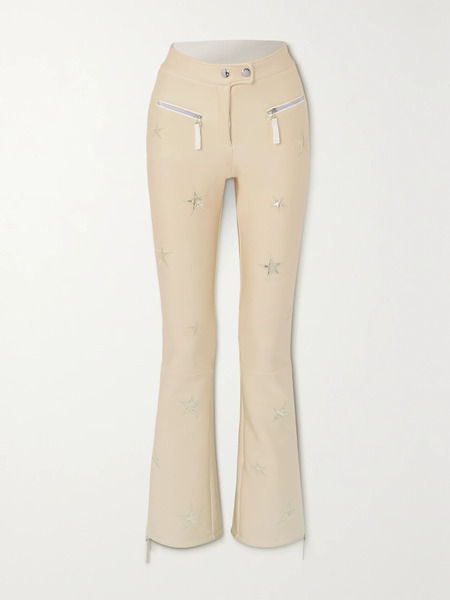  Jetset   Acquarius Embroidered Ski Pants   Ivory 
