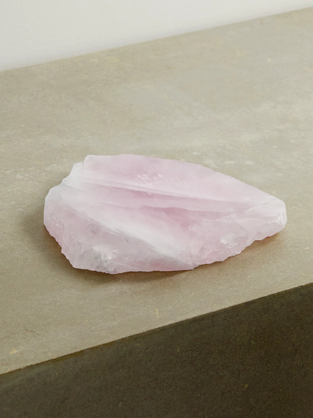  Jia Jia   Large Rose Quartz Display Tray   Pink 