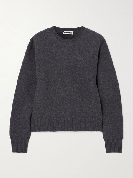  Jil Sander   Brushed Wool Sweater   Gray 