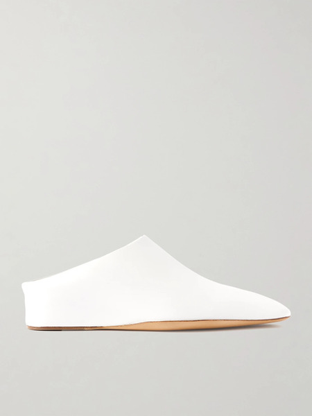  Jil Sander   Leather Mules   White 