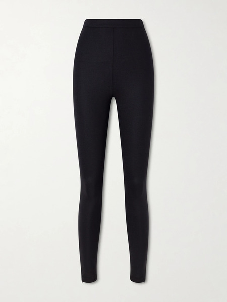  Jil Sander   Wool Blend Leggings   Black 