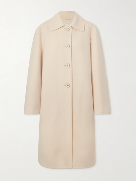  Jil Sander   Wool Felt Coat   Cream 