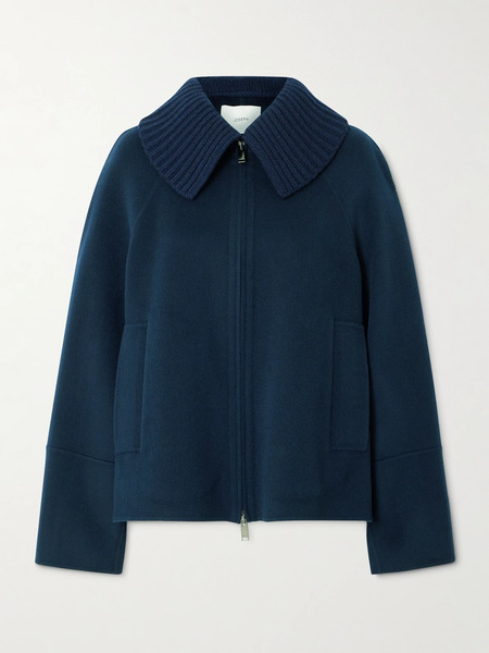  Joseph   Cooksey Wool And Cashmere Blend Jacket   Navy 