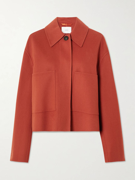  Joseph   Kalaa Wool And Silk Blend Jacket   Orange 