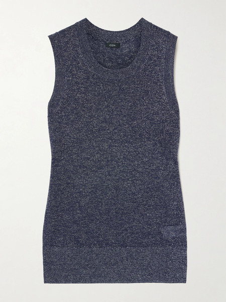  Joseph   Lurex Tank   Blue 