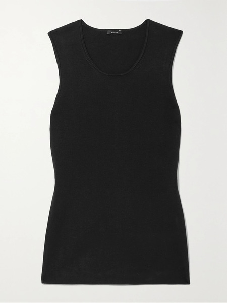  Joseph   Silk Blend Tank   Black 