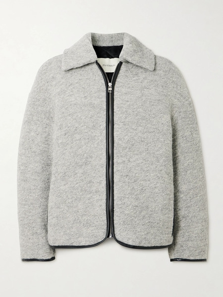  Jw Anderson   Padded Wool Blend Jacket   Gray 