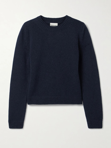  Khaite   Leta Cashmere Sweater   Navy 