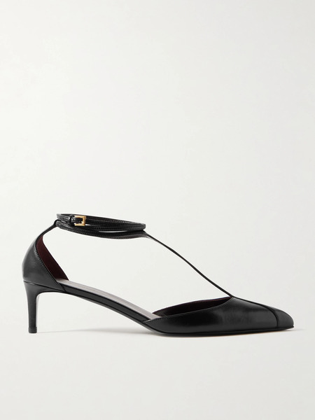  Khaite   Mia Leather Pumps   Black 