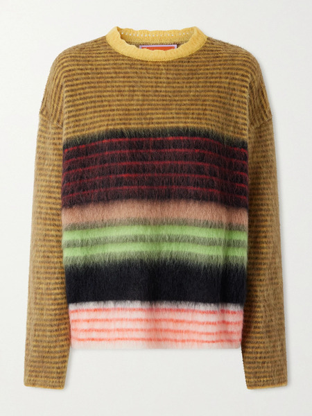  La Doublej   Brera Striped Mohair Blend Sweater   Multi 