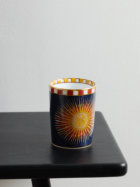  La Doublej   Gold Plated Porcelain Cup   Navy 