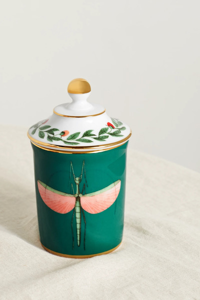 La Doublej   Gold Plated Porcelain Mug   Green 