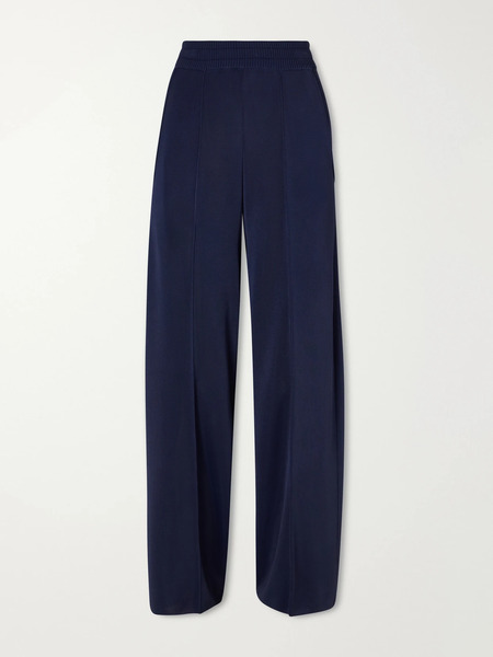  Lanvin   Knitted Wide Leg Pants   Navy 