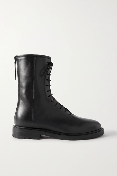  Legres   08 Leather Ankle Boots   Black 
