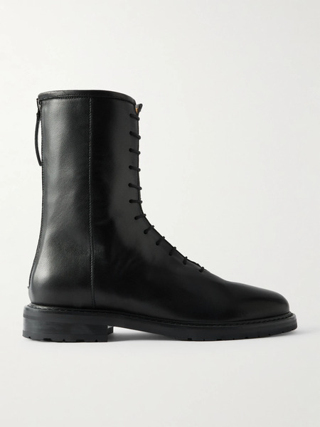  Legres   08 Leather Ankle Boots   Black 