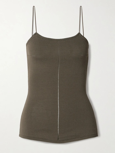  Lemaire   Knitted Tank   Army Green 