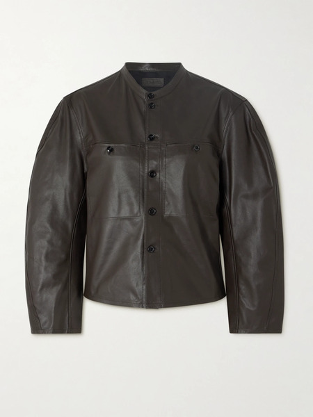  Lemaire   Leather Jacket   Brown 