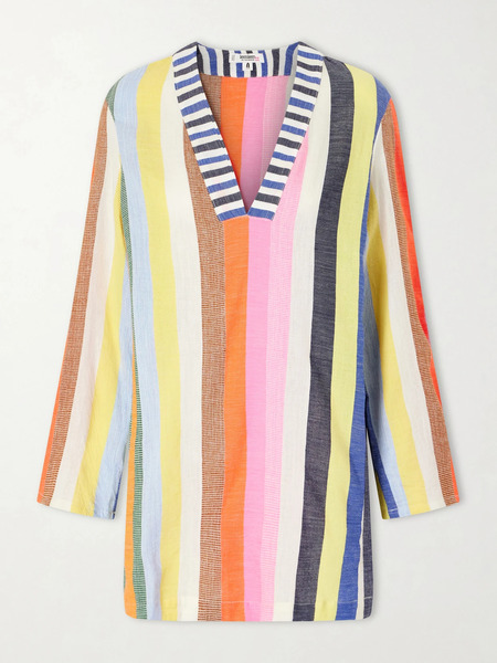  Lemlem   Raey Striped Cotton  Blend Mini Dress   Multi 