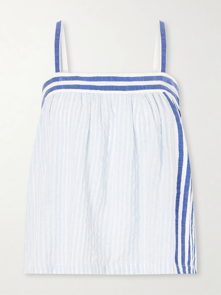  Lemlem   Thea Cotton Tank Top   Blue 