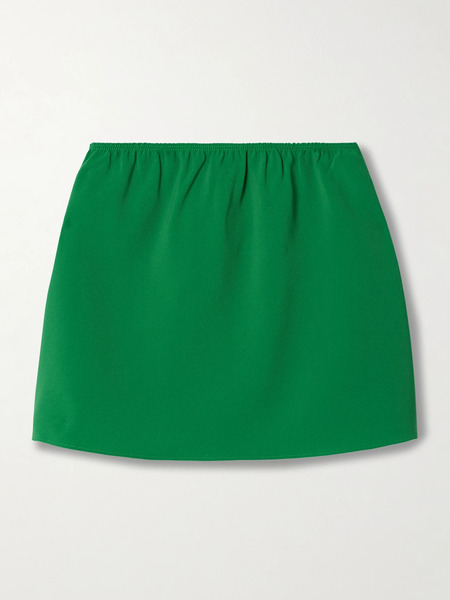  Leset   Arielle Crepe Mini Skirt   Green 