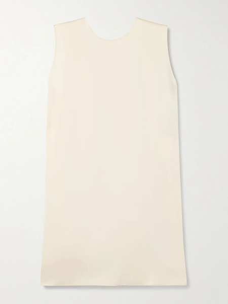  Leset   Barb Open Back Satin Tunic   Cream 