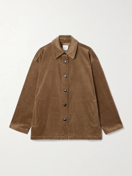  Leset   Cotton Blend Corduroy Jacket   Brown 