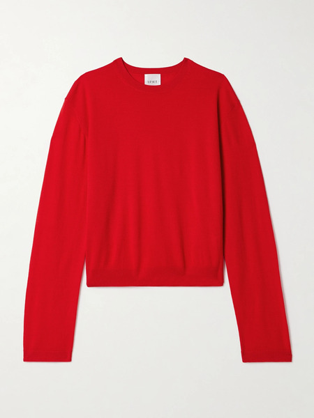  Leset   James Wool Sweater   Red 