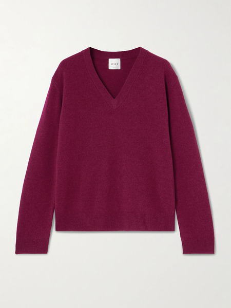  Leset   Jesse Wool Sweater   Burgundy 