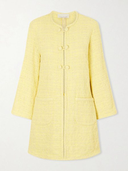  Liberowe   Agnes Tweed Mini Dress   Yellow 