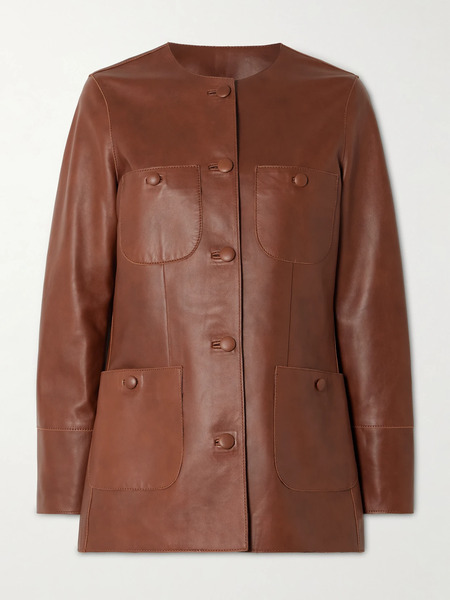  Liberowe   Rani Leather Jacket   Tan 