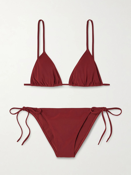  Lido   Venti Triangle Bikini   Burgundy 