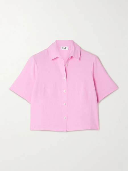  Lido   Woven Shirt   Pink 