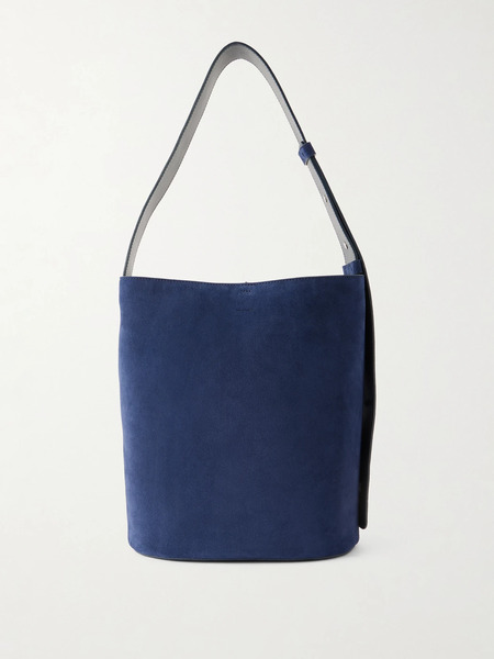  Lié Studio   Norma Suede Tote   Navy 