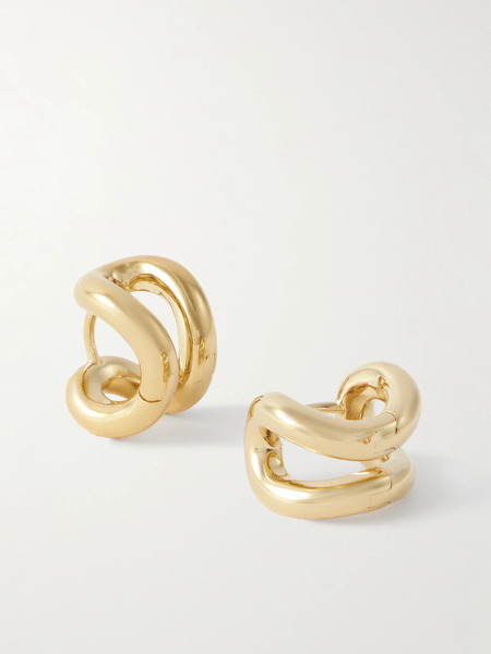  Lié Studio   The Asta Gold Plated Earrings   One Size 