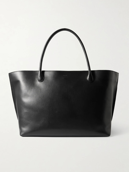  Lié Studio   The Eva Weekend Leather Tote   Black 