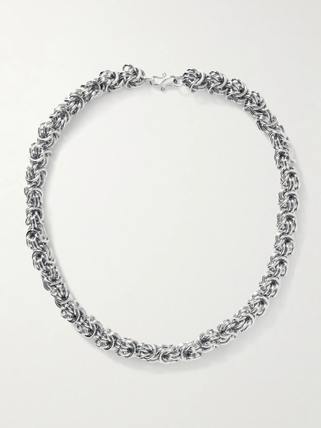  Lié Studio   The Flora Silver Plated Necklace   One Size 