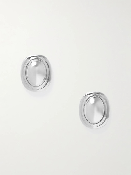  Lié Studio   The Franka Silver Earrings   One Size 
