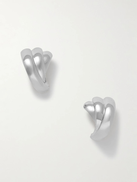  Lié Studio   The Magda Silver Tone Earrings   One Size 