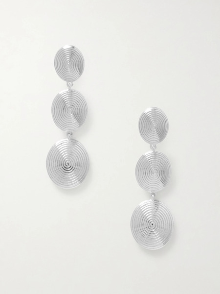  Lié Studio   The Ruby Silver Earrings   One Size 