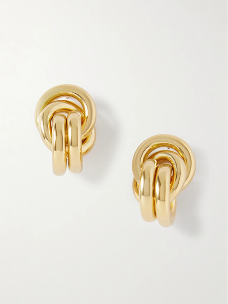  Lié Studio   The Vera Gold Vermeil Earrings   One Size 