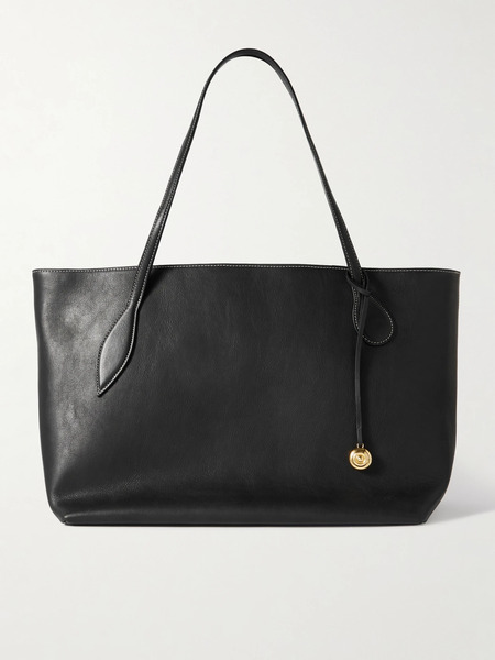  Liffner   Sprout Large Leather Tote   Black 
