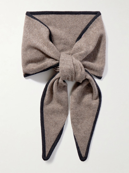  Lisa Yang   Chelsea Cashmere Scarf   Beige 