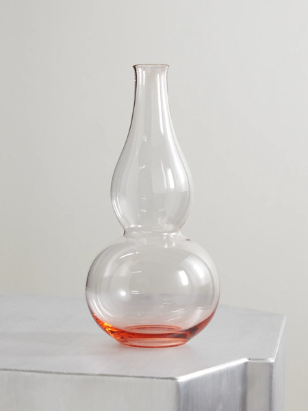  Lobmeyr   Flower Crystal Glass Vase   Clear 