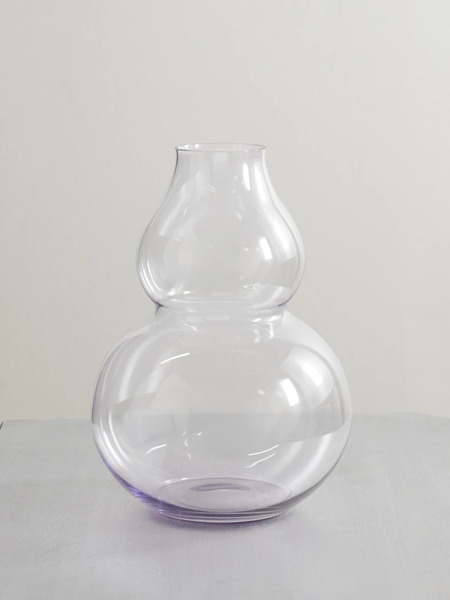  Lobmeyr   Flower Crystal Glass Vase   Clear 