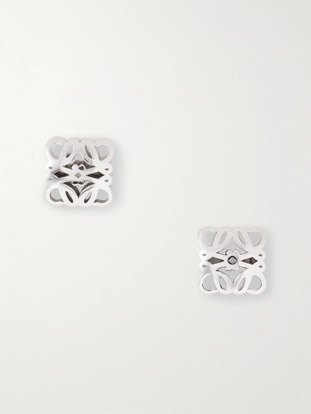  Loewe   Bombe Anagram Silver Earrings   One Size 