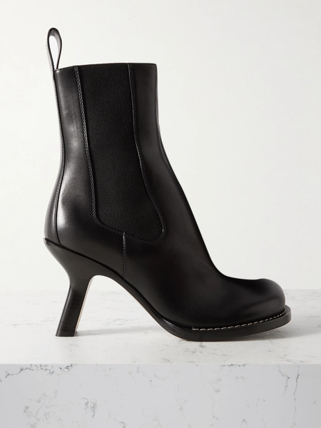  Loewe   Campo Leather Chelsea Boots   Black 